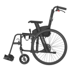 ICON 35 BX Lightweight Rollator in a side view displaying its compact and lightweight design.
