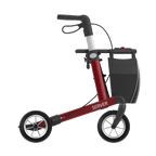 SERVER Aluminium Lightweight Rollator in elegant design with ergonomic handles and a unique profile for easy maintenance.