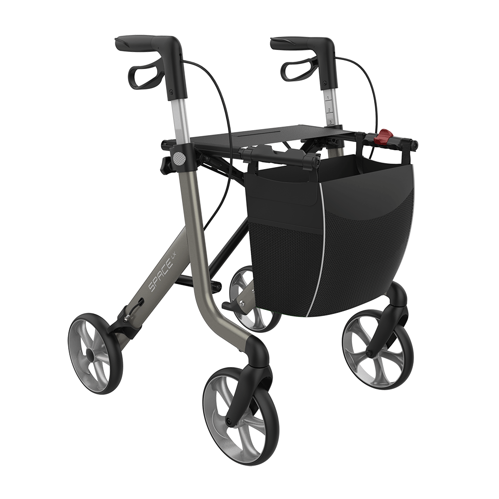 Déambulateur ultraléger en aluminium Space LX