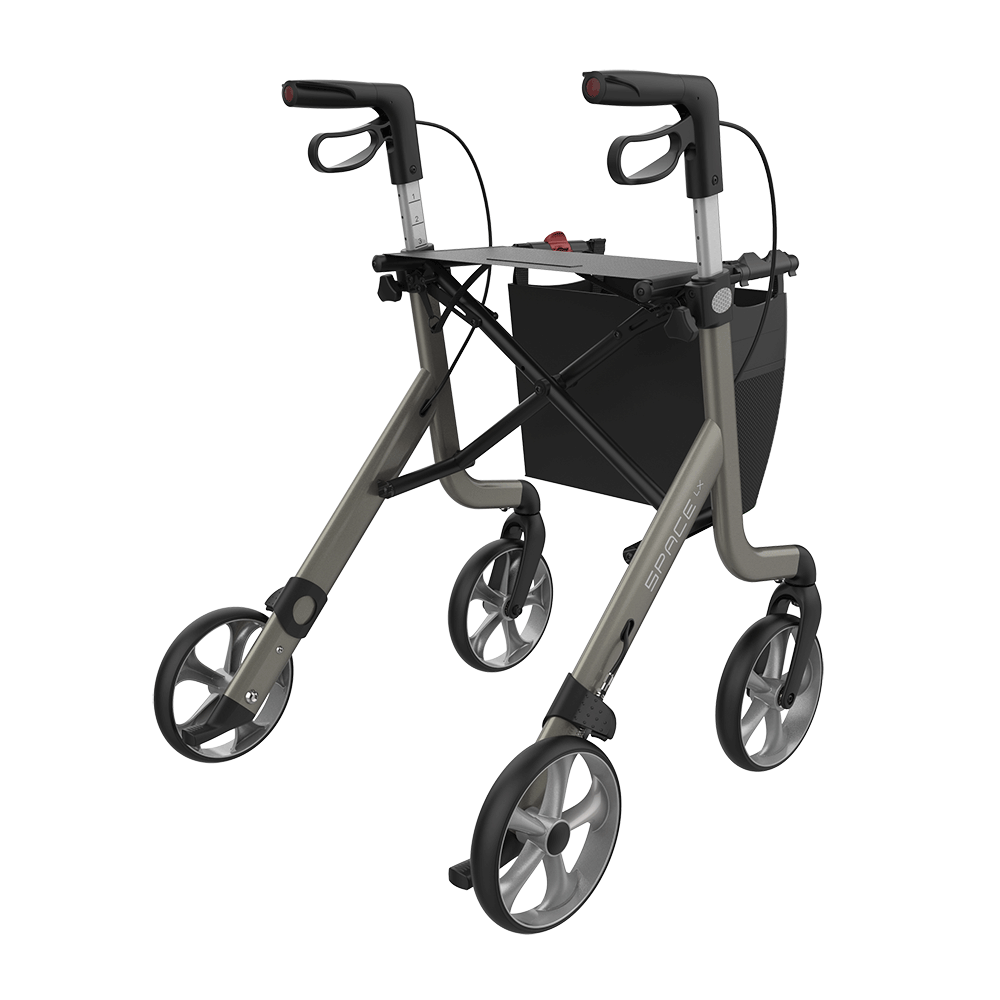 Déambulateur ultraléger en aluminium Space LX