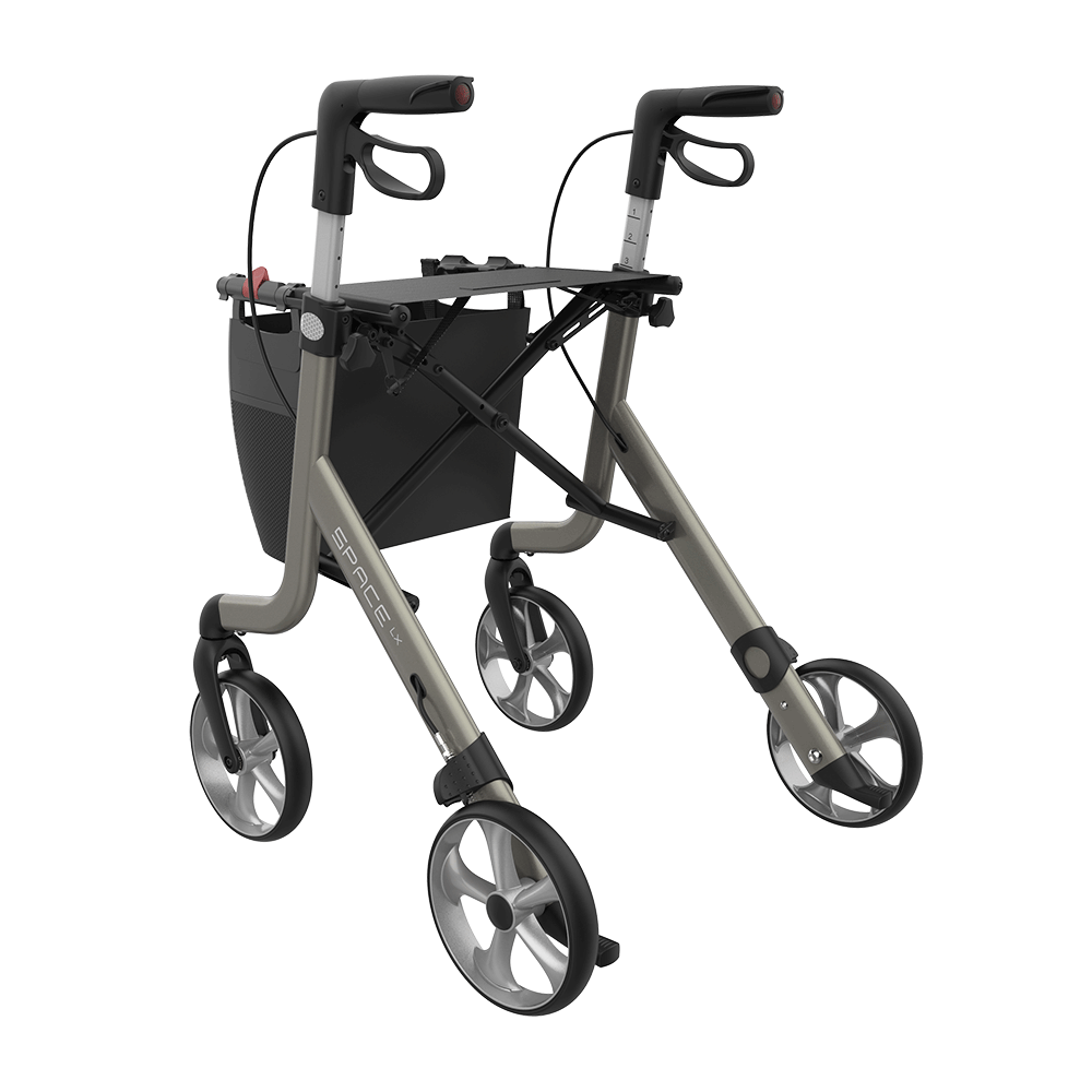 Déambulateur ultraléger en aluminium Space LX