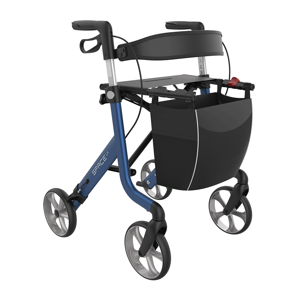 Déambulateur ultraléger en aluminium Space LX