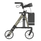 STYLUS BASE LINE Rollator in sleek design with storage bag for enhanced mobility and comfort.