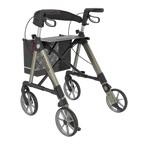 STYLUS BASE LINE Rollator showcasing stylish Scandinavian design and functional features for mobility support.