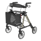 STYLUS BASE LINE Rollator featuring ergonomic design, sturdy frame, and storage basket for enhanced mobility and independence.