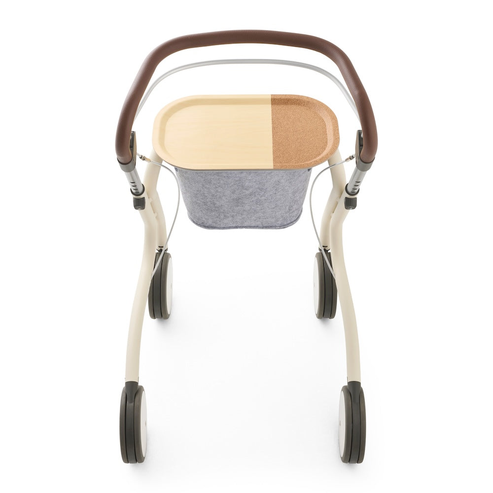 byAcre Le Scandinavian Butler avec plateau et panier blanc