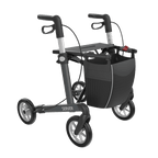 SERVER Aluminium Lightweight Rollator with ergonomic handles and unique profile design, easy to clean and maintain.