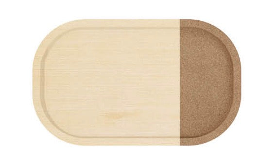 byAcre Le Scandinavian Butler avec plateau et panier blanc