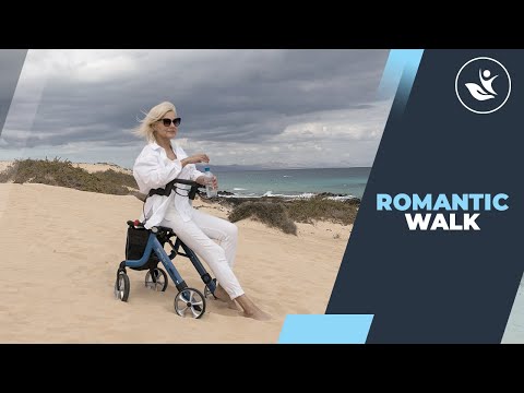 Déambulateur ultraléger en aluminium Space LX