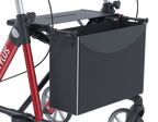 STYLUS BASE LINE Rollator storage basket for convenience and accessibility, designed for mobility aid users.